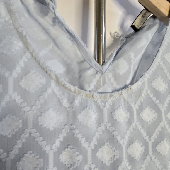 🌟 BCBG Light Blue Cold Shoulder Lace Sleeve Dress – Size M 🌟 - Picture 3 of 7